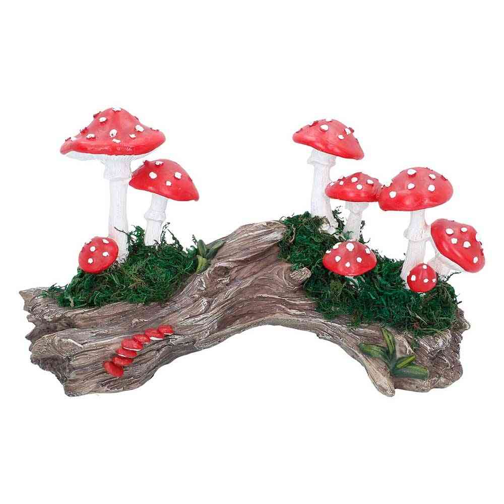 Nemesis Now - Toadstool Trunk Dekorative Figur - Mehrfarben